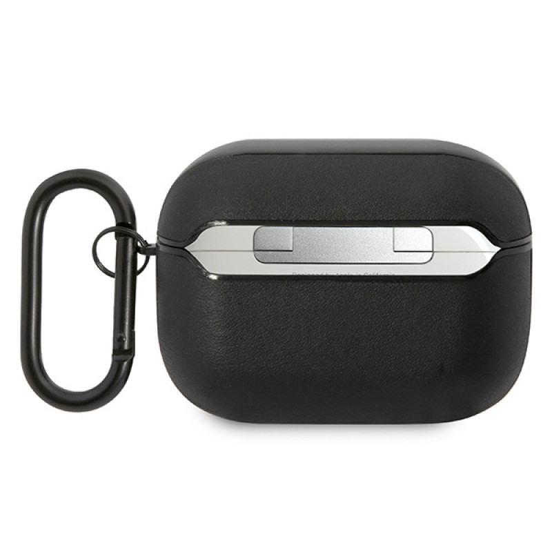 Mercedes-AMG AMAPSLWK Apple AirPods Pro cover AMG Leather Big Logo, Black