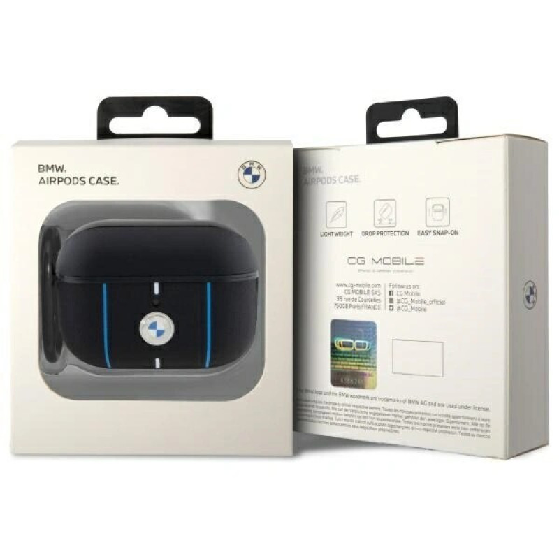 BMW BMAP222RVSK Color Lines Case for Apple AirPods Pro 2 (2022/2023), black