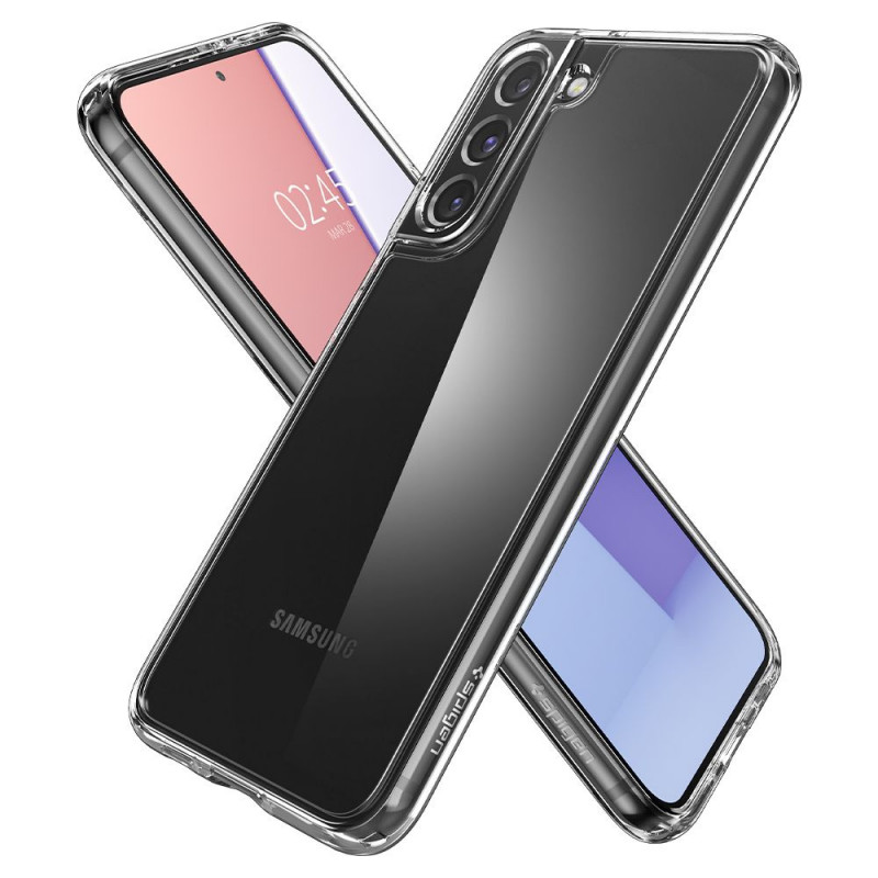 Spigen Ultra Hybrid Samsung Galaxy S22 Case, Crystal Clear