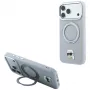 Karl Lagerfeld with Ring Stand 360 Karl Head Pin MagSafe Case for Apple iPhone 18 Pro / 17 Pro, Grey (KF003235)