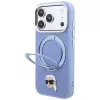 Karl Lagerfeld with Ring Stand 360 Karl Head Pin MagSafe Case for Apple iPhone 18 Pro Max / 17 Pro Max, Light Blue (KF003238)