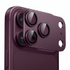 Tech-Protect Camfull Fit+ Apple iPhone 18 Pro Max Camera Lens Protector, Burgundy