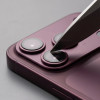 Tech-Protect Camfull Fit+ Apple iPhone 18 Pro Camera Lens Protector, Burgundy