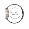 Tech-Protect Stainless THP6100 Apple Watch 8 / 9 / 10 / 11 / 12 / SE / Ultra 44/45/46/49 mm Stainless Steel Bracelet, Titanium/Orange