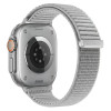 Tech-Protect Nylonloop Apple Watch 8 / 9 / 10 / 11 / 12 / SE / Ultra 44/45/46/49 mm Watch Strap, Light Grey