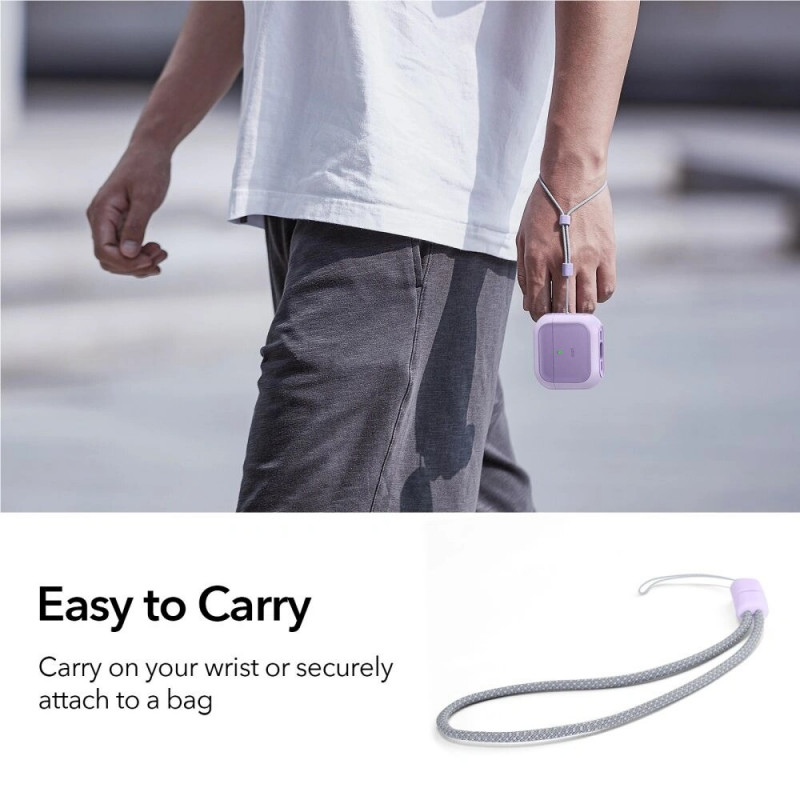 ESR Orbit HaloLock MagSafe Case for Apple AirPods 4, Purple