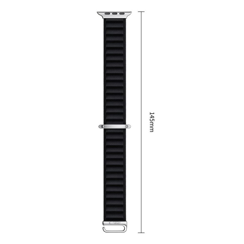 Tech-Protect Nylon Pro Apple Watch 8 / 9 / 10 / 11 / 12 / SE / Ultra 44/45/46/49 mm Watch Strap, Black