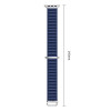 Tech-Protect Nylon Pro Apple Watch 8 / 9 / 10 / 11 / 12 / SE / Ultra 44/45/46/49 mm Watch Strap, Navy Blue