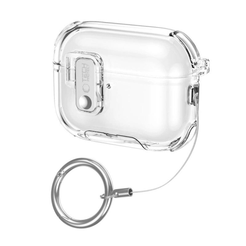 Tech-Protect Bounce Pro Apple AirPods Pro 3 Charging Case Cover, Clear