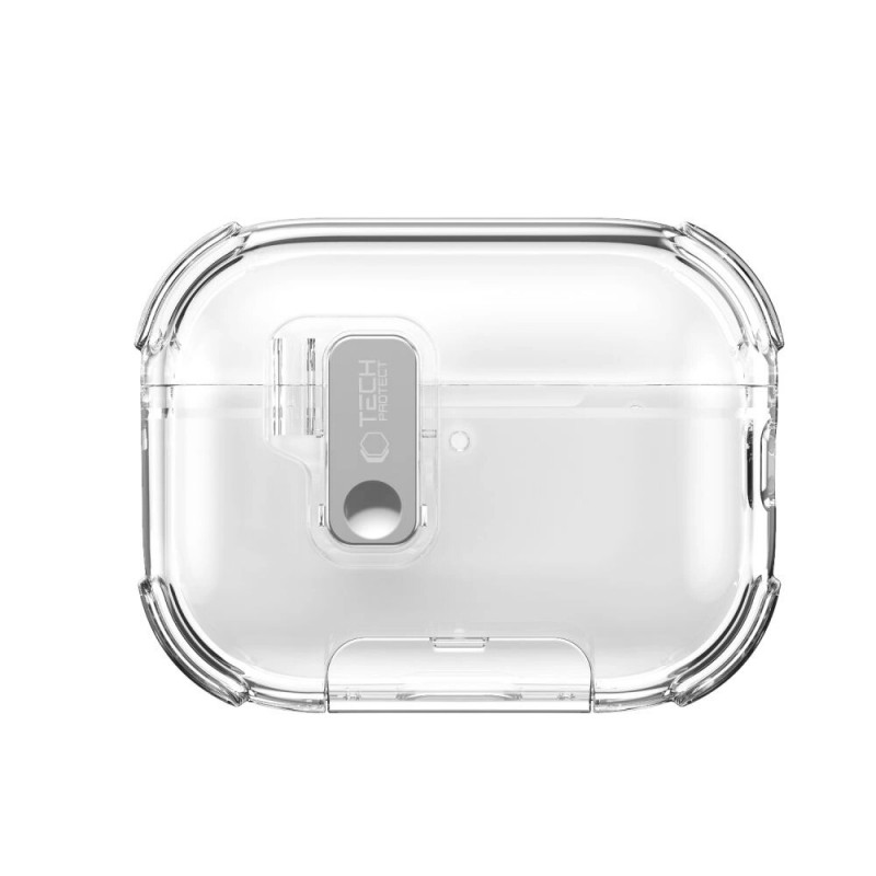 Tech-Protect Bounce Pro Apple AirPods Pro 3 Charging Case Cover, Clear