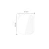 Tech-Protect Supreme Set+ Apple Watch 4 / 5 / 6 / SE 1 / 2 / 3 44 mm Hydrogel Screen Protector, Clear (2 pcs)