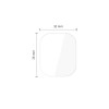 Tech-Protect Supreme Set+ Apple Watch 4 / 5 / 6 / SE 1 / 2 / 3 40 mm Hydrogel Screen Protector, Clear (2 pcs)