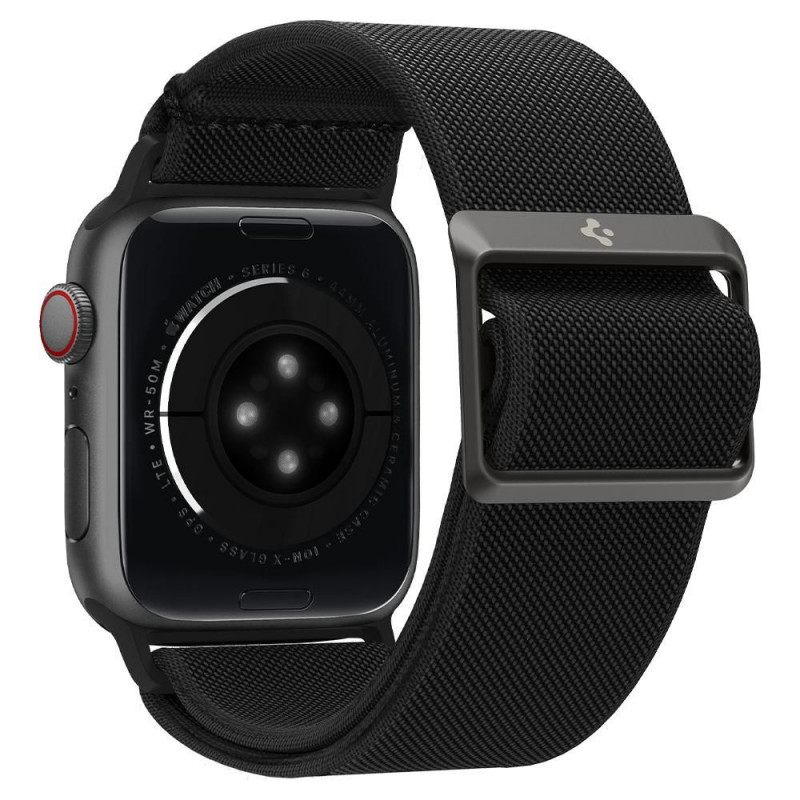 Spigen Fit Lite Band for Apple Watch 4/5/6/7/SE/8/9/Ultra 44/45/49 mm, Black