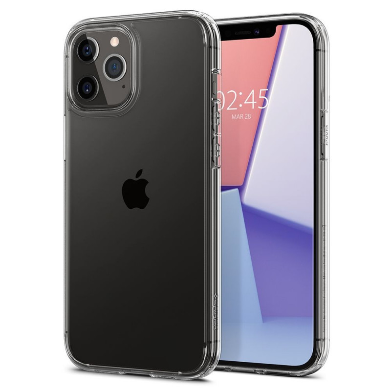 Spigen Ultra Hybrid Case for Apple iPhone 12 / 12 Pro, Crystal Clear