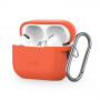 Tech-Protect Silicone Hook Case for Apple AirPods Pro 1 / 2, Neon Orange