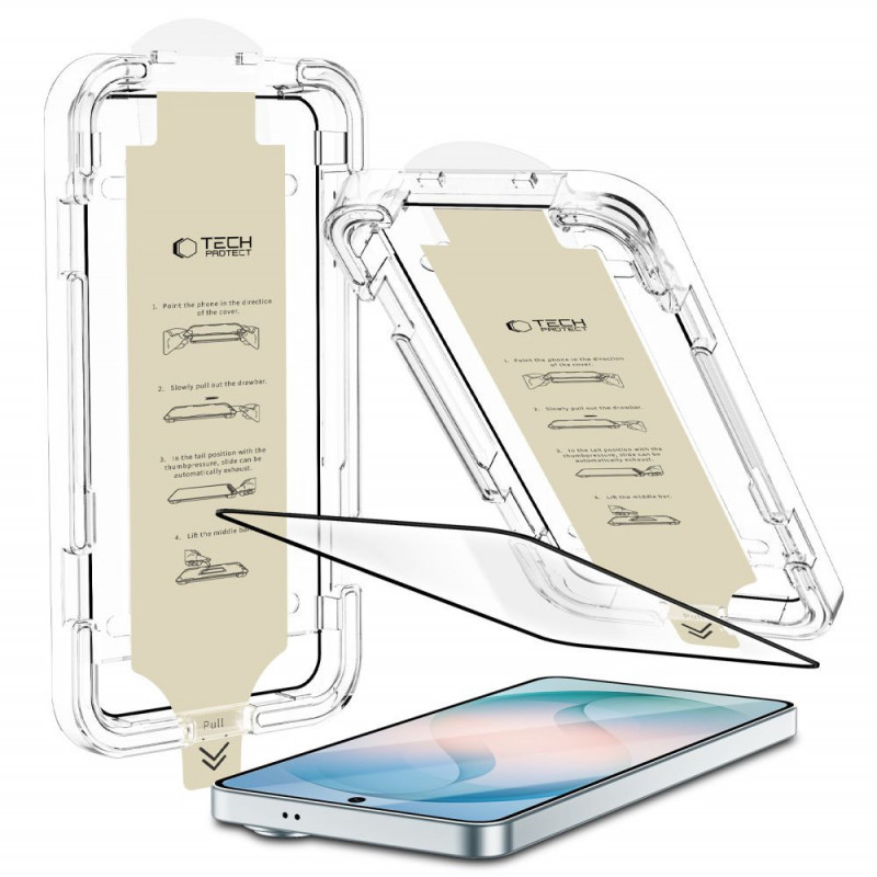 Tech-Protect Quick Set AR+ Anti-Reflective Glass for Samsung Galaxy S26+ Plus, Black