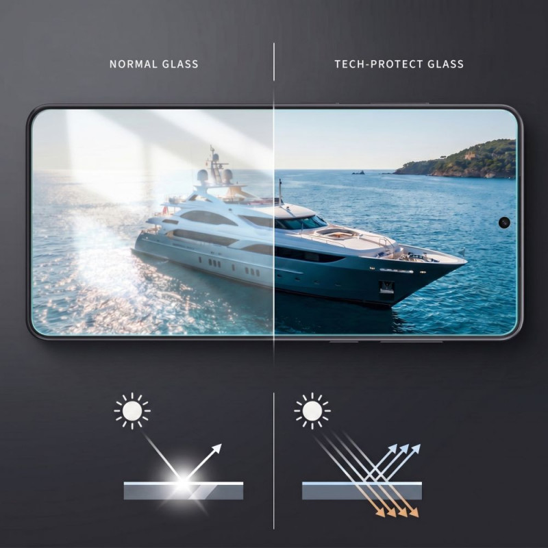 Tech-Protect Quick Set AR+ Anti-Reflective Glass for Samsung Galaxy S26+ Plus, Black