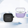 Tech-Protect Silicone Hook Case for Samsung Galaxy Buds 3 / 3 FE / 3 Pro, Lavender