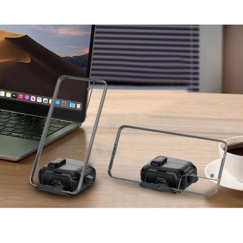 Tech-Protect Carbonox MagSafe Case THP4736 for Samsung Galaxy Buds 3 / 3 FE / 3 Pro, Black