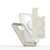 Tech-Protect Silicone Pure MagSafe Case for Apple iPhone 16 Pro, Cosmic Latte