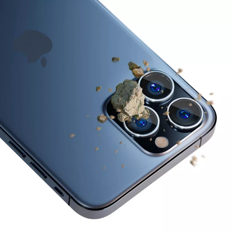 3MK Lens Protection Pro Camera Lens Glass Apple iPhone 15 Plus, alpine green