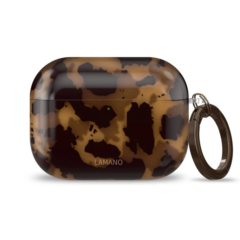 Tech-Protect Lamano Case Apple AirPods Pro 1 / 2 Panther (Black and Brown)