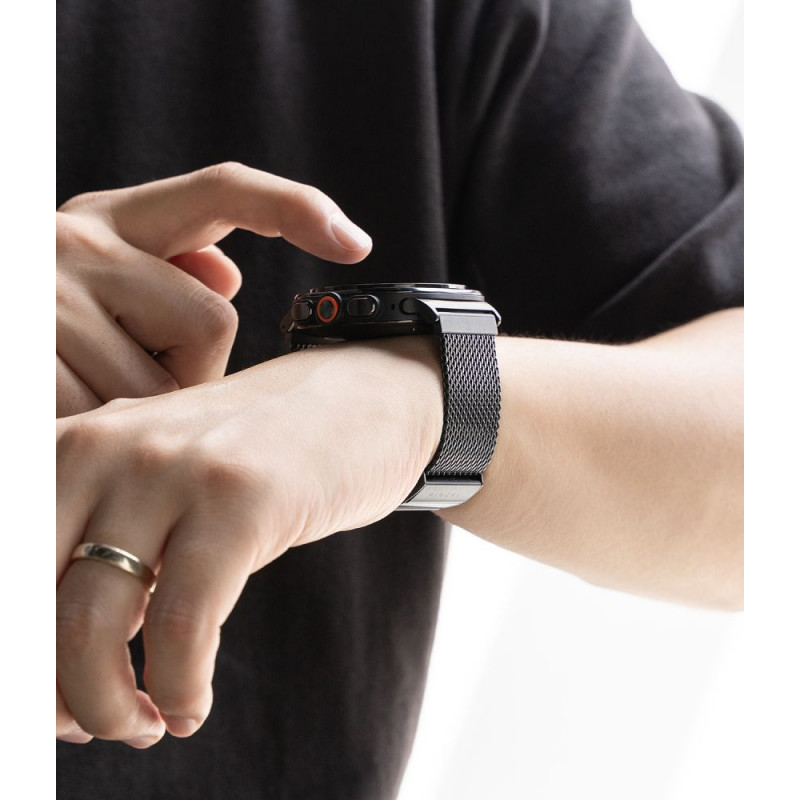 Ringke Metal One Mesh RGK12092 Watch Band for Samsung Galaxy Watch Ultra 1 / 2 (2024-2026) 47 mm, Black