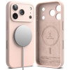 Ringke Silicone Magnetic MagSafe Case for Apple iPhone 18 Pro, Pink Sand