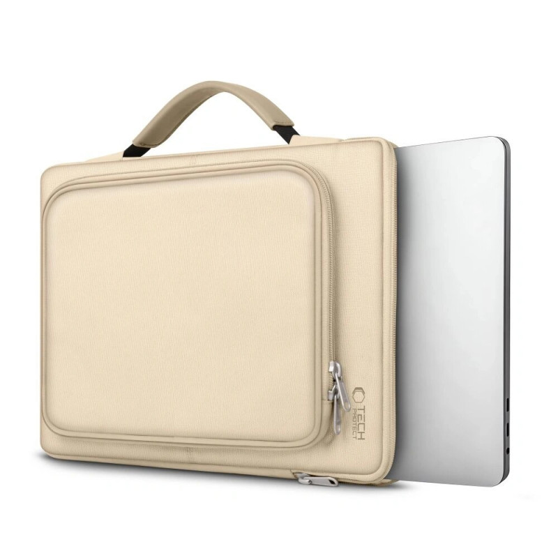 Tech-Protect Basic Bag Laptop Bag 13-14", Desert Beige