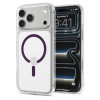Spigen Ultra Hybrid MagSafe Case for Apple iPhone 17 Pro / 18 Pro, Clear/burgundy
