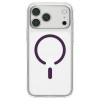 Spigen Ultra Hybrid MagSafe Case for Apple iPhone 17 Pro / 18 Pro, Clear/burgundy
