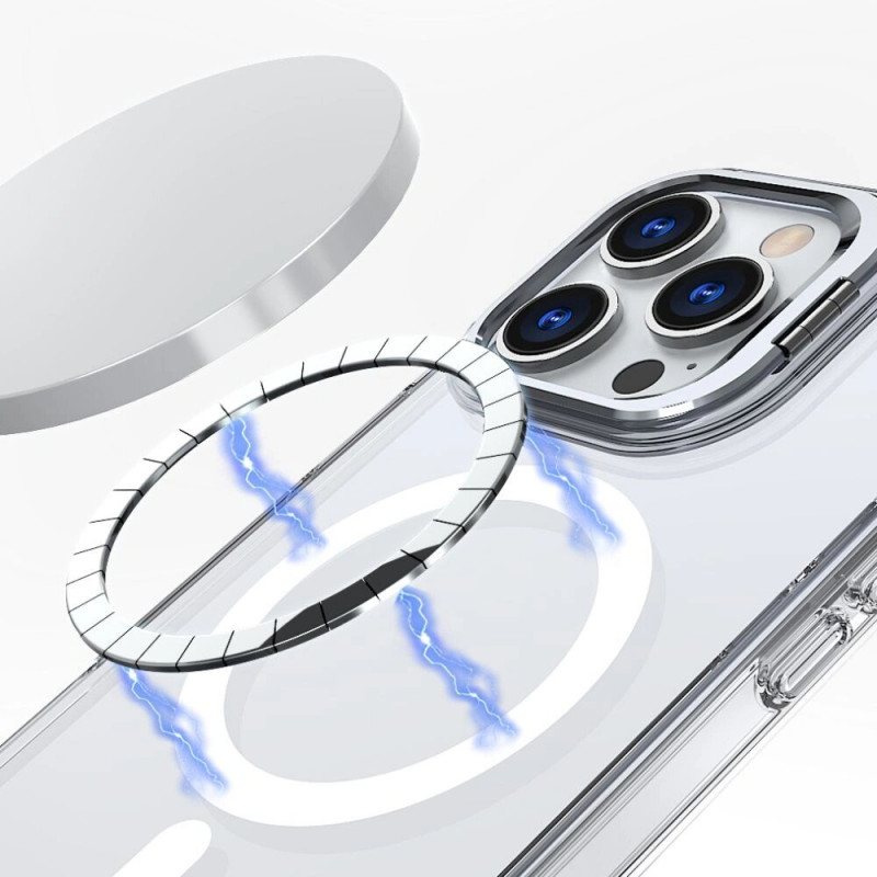 Tech-Protect Magstand MagSafe Case for Apple iPhone 16, Clear