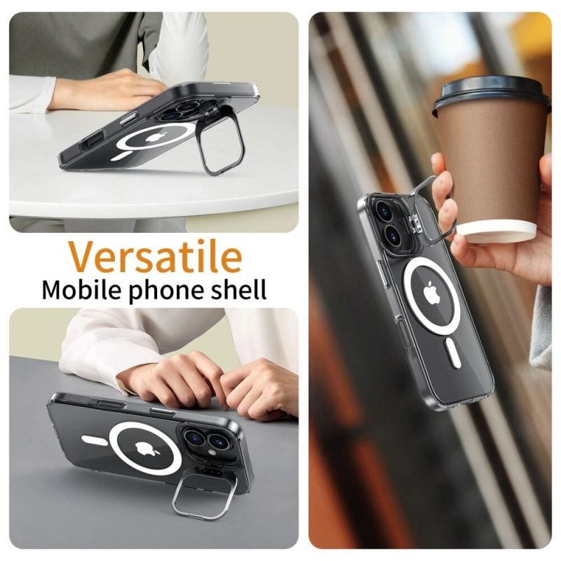Tech-Protect Magstand MagSafe Case for Apple iPhone 16, Clear
