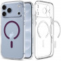 Spigen Ultra Hybrid MagSafe Case for Apple iPhone 17 Pro Max / 18 Pro Max, Clear/burgundy
