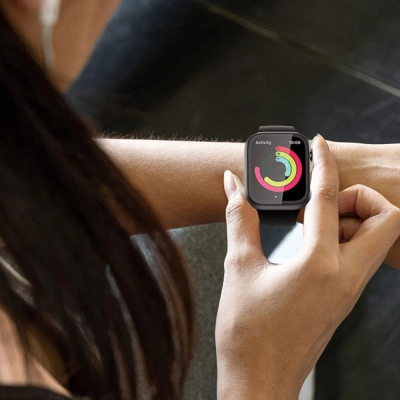 Tech-Protect Defense360 Case for Apple Watch 10 / 11 46 mm, Black/orange