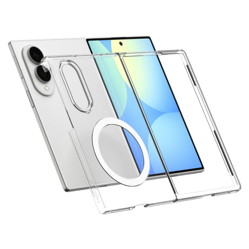 Spigen AirSkin MagSafe case for Samsung Galaxy Z Fold 8, Clear/White