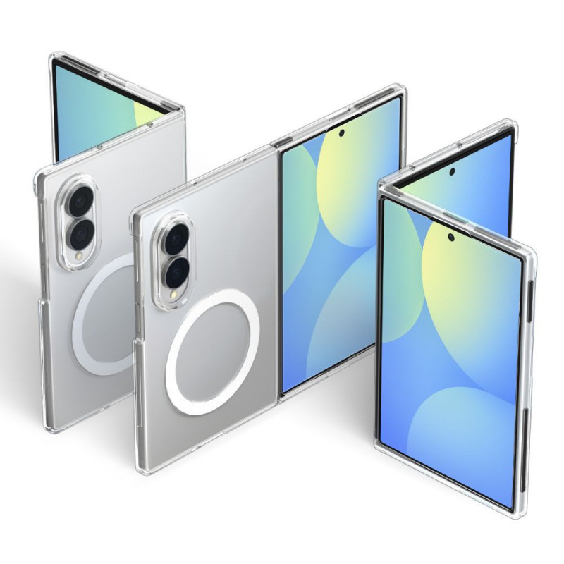 Spigen AirSkin MagSafe case for Samsung Galaxy Z Fold 8, Clear/White