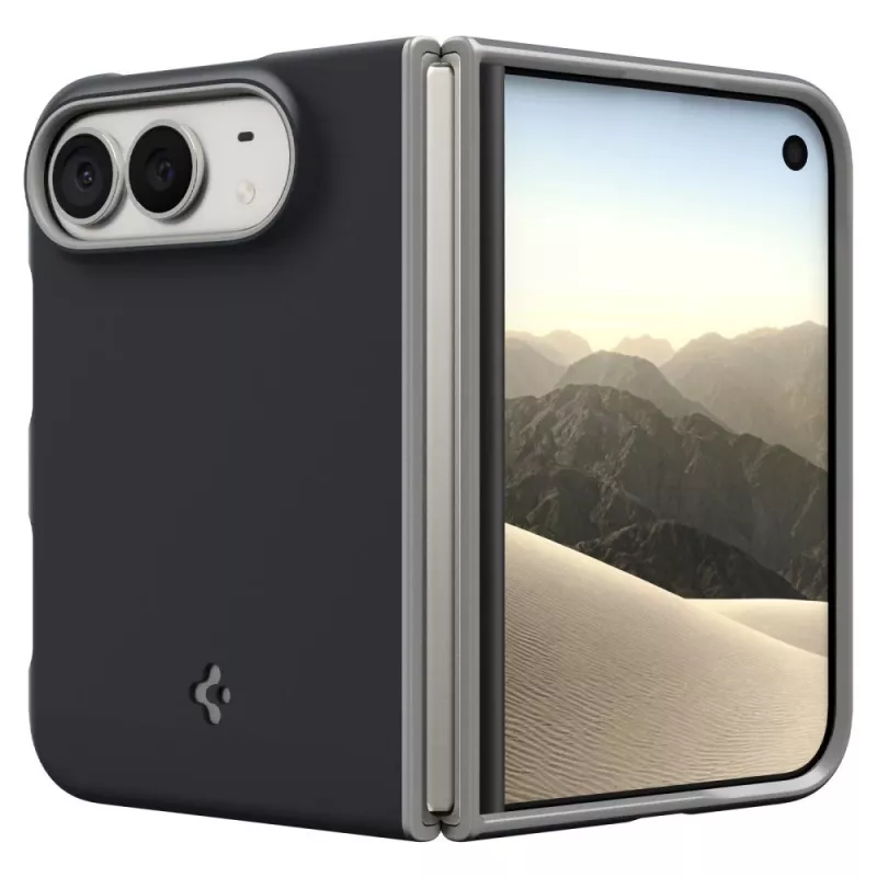 Spigen Nano Pop Mag MagSafe case for Apple iPhone Duo, Black Sesame