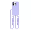 Tech-Protect Magnecklace MagSafe Case with Lanyard for Apple iPhone 16 Pro, Purple