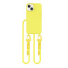 Tech-Protect Magnecklace MagSafe Case with Lanyard for Apple iPhone 14, Canary Yellow