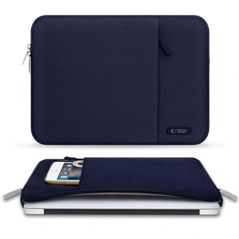 Tech-Protect Sleevy Laptop 13-14" sleeve, Navy Blue