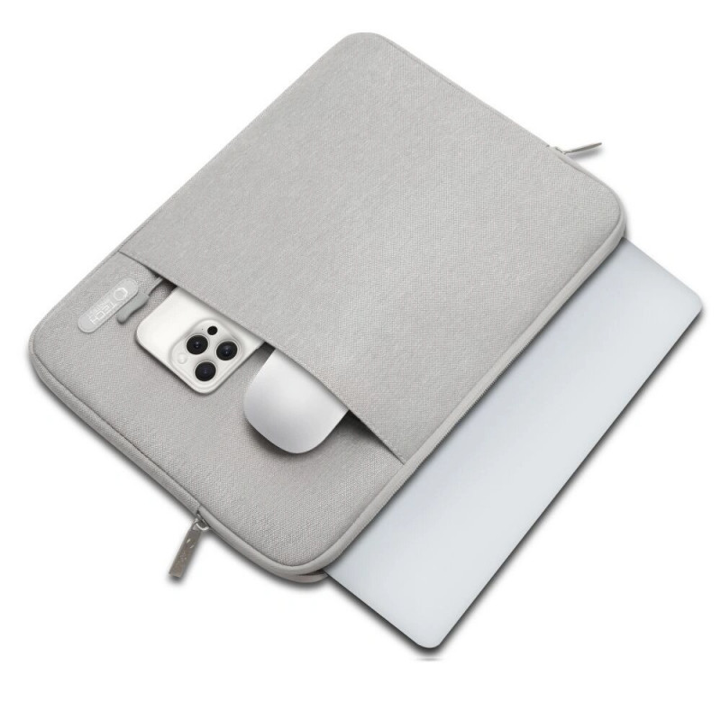 Tech-Protect Sleevy Laptop 13-14" sleeve, Crayon Grey