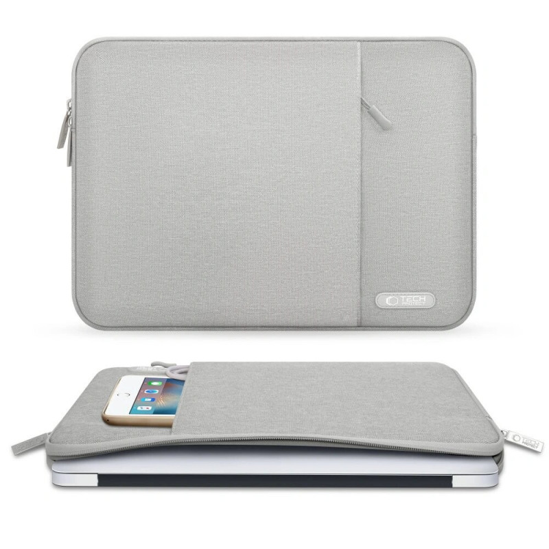 Tech-Protect Sleevy Laptop 13-14" sleeve, Crayon Grey