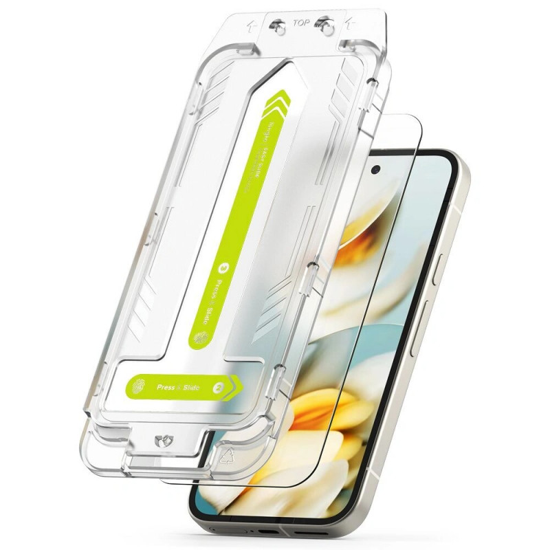 Ringke Easy Slide tempered glass for Google Pixel 9a (2 pcs), Clear