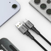 Tech-Protect Ultraboost DNA USB-A / USB-C Cable 15W/3A 100 cm, Iron Grey