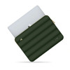 Tech-Protect Puffy Laptop 15-16" case with accessory bag, Army Green