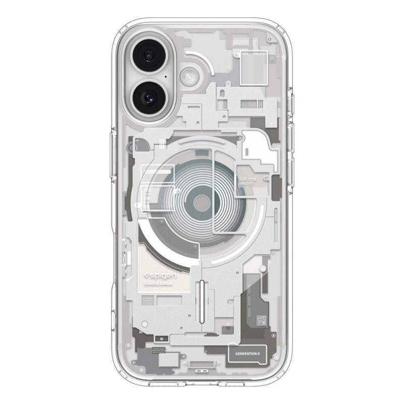 Spigen Ultra Hybrid Mag MagSafe case for Apple iPhone 17 Zero One, Natural Titanium