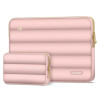 Tech-Protect Puffy Laptop 13-14" case with accessory bag, Dusty Rose
