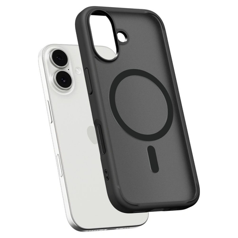 Spigen Ultra Hybrid Mag MagSafe ACS10383 Case for Apple iPhone 17, Frost Black