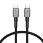 Tech-Protect Ultraboost DNA USB-C / USB-C Cable PD60W/3A 25 cm, Iron Grey